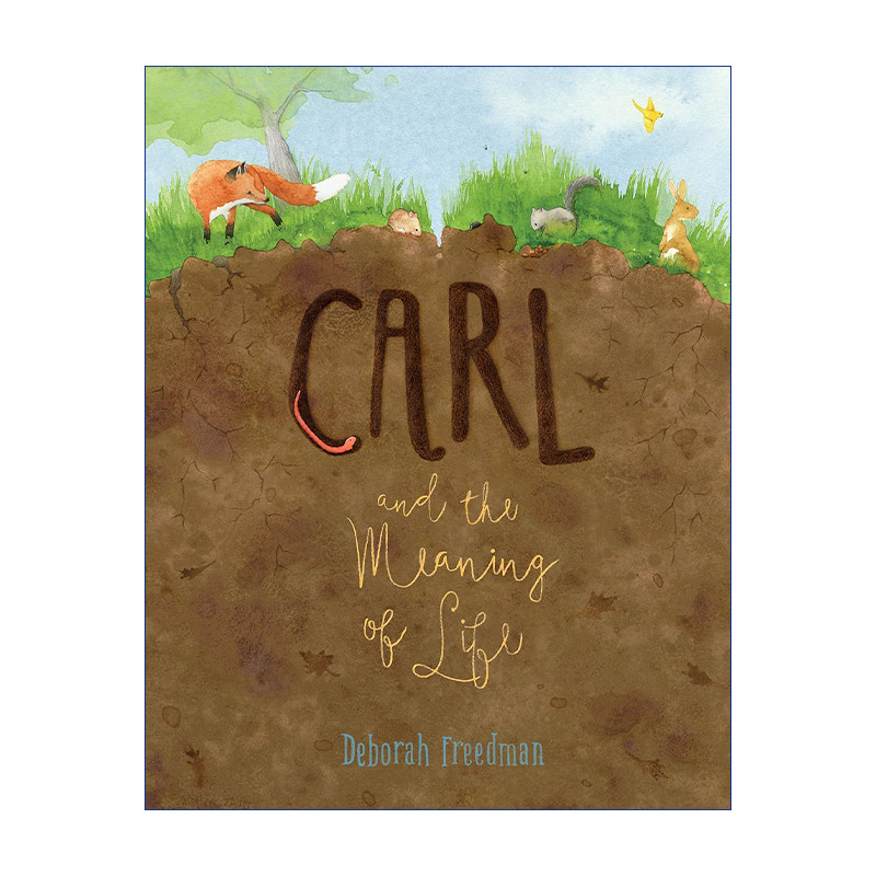 卡尔和生活的意义英文原版绘本 Carl and the Meaning of Life儿童精装绘本 Deborah Freedman英文版进口英语原版书籍