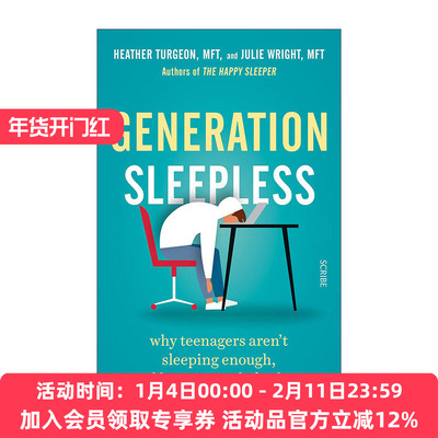 英文原版 Generation Sleepless 无眠的一代 为什么青少年总是睡不饱 我们应该如何帮助他们 英文版 进口英语原版书籍