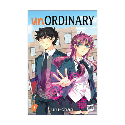 英文原版 Unordinary 异能者1 WEBTOON热门青少年奇幻网漫 uru-chan 英文版 进口英语原版书籍