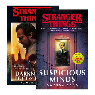 英文原版 书籍 英文版 美剧怪奇物语官方小说 怪奇物语 进口英语原版 心 Things 小镇边缘 黑暗 怀疑 Stranger 2册