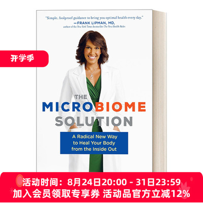 英文原版 The Microbiome Solution 微生物疗法 由内而外治愈身体的新型彻底疗法 女性健康 美国畅销书 Robynne Chutkan 进口书籍