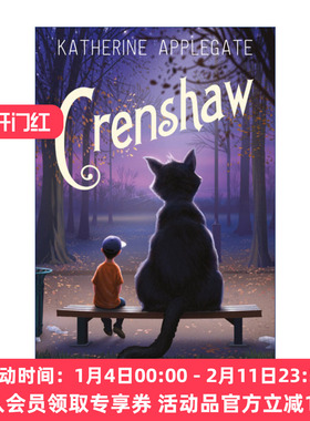 英文原版 Crenshaw 一只叫克伦肖的猫 独一无二的伊凡  纽伯瑞奖作者 Katherine Applegate 英文版 进口英语原版书籍