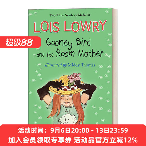 信天翁和房间母亲 英文原版 Gooney Bird and the Room Mother 章节书 纽伯瑞获奖作者Lois Lowry洛伊丝劳里 英文版 进口英语书籍