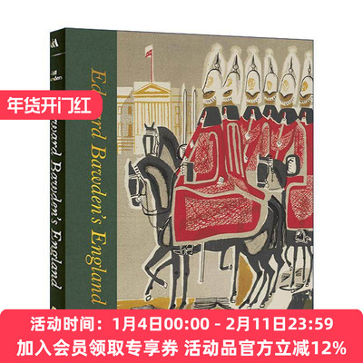 英文原版 Edward Bawden's England 爱德华鲍登的英格兰 V&A博物馆 英文版 进口英语原版书籍