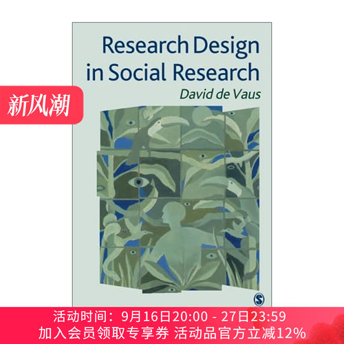英文原版 Research Design in Social Research 社会研究中的研究设计 英文版 进口英语原版书籍