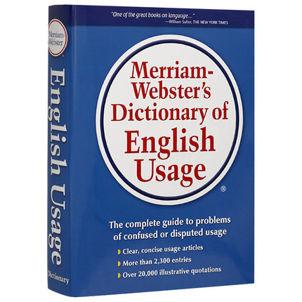 韦氏英语用法指南 英文原版 Merriam-Webster's Dictionary of English Usage 英英词典 英文版考试工具书 精装 正版进口原版书籍