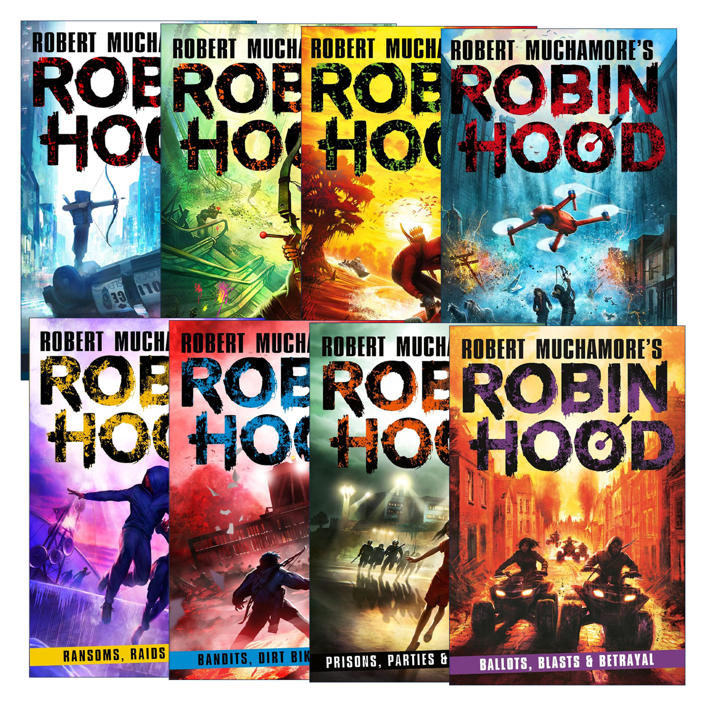 英文原版 Robin Hood 罗宾汉系列1-8册 Robert Muchamore 英文版 进口英语原版书籍