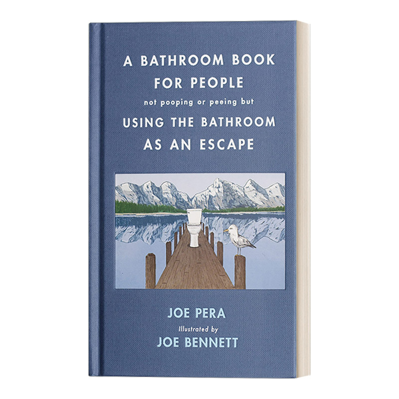 精装漫画 英文原版 A Bathroom Book for People Not Pooping or Peeing but Using the as an Escape 进口英语原版书籍