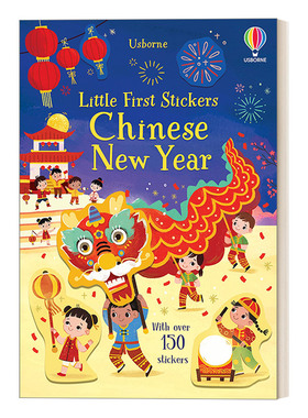 英文原版 Little First Sticker Book Chinese New Year 尤斯伯恩小贴纸书 中国新年 英文版 进口英语原版书籍