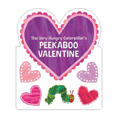 英文原版 The Very Hungry Caterpillar's Peekaboo Valentine 好饿的毛毛虫 躲猫猫情人节 艾瑞卡尔 儿童经典节日启蒙认知绘本