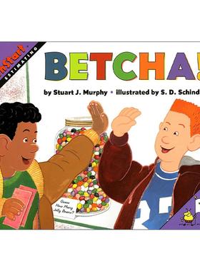 英文原版 Mathstart Level 3 Betcha 数学启蒙绘本3级 英文版 进口英语原版书籍