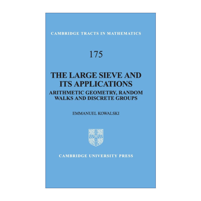 现货 大筛法及其应用  英文原版 The Large Sieve and its Applications 剑桥数学丛书系列 精装 英文版 进口英语原版书籍