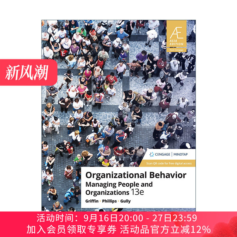 英文原版 Organizational Behavior Managing People and Organization 组织行为学 第13版 组织与人员的管理 进口英语原版书籍