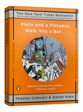 柏拉图和鸭嘴兽一起去酒吧 英文原版 Plato and A Platypus Walk into A Bar 丹尼尔克莱恩作品 幽默哲学冷笑话 西方哲学 英文版书