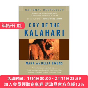 英文原版 Cry of the Kalahari 撒哈拉沙漠的哭泣 莉娅·欧文斯 英文版 进口英语原版书籍