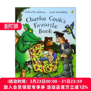 Favourite 书 Charlie 英文版 书籍 英文原版 儿童绘本 Book Cook Donaldson Julia 查理库克喜欢 进口英语原版 茱莉亚唐纳森