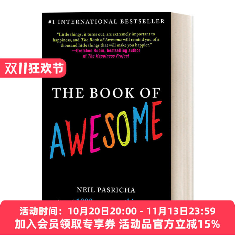 英文原版 The Book of Awesome 人生中最美妙的事都是免费的 自我提升 正能量 豆瓣推荐 Neil Pasricha 英文版 进口英语原版书籍