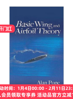 基本的机翼与机身理论 英文原版 Basic Wing and Airfoil Theory Alan Pope 英文版 进口英语原版书籍