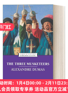 三个火枪手 英文原版 The Three Musketeers Enriched Classics系列 英文版 进口英语原版书籍