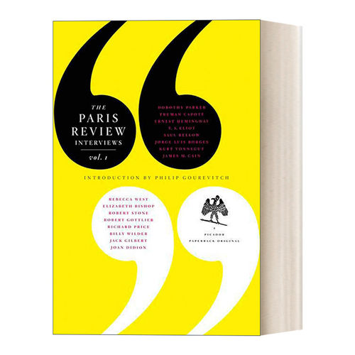 英文原版 The Paris Review Interviews I 16 Celebrated Interviews 巴黎评论作家访谈1 英文版 进口英语原版书籍