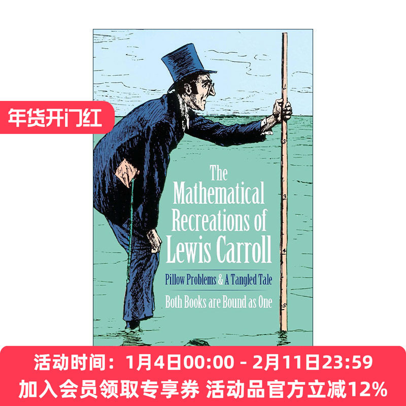 英文原版 The Mathematical Recreations of Lewis Carroll 刘易斯·卡罗尔的数学游戏 枕头问题集 谜题 英文版 进口英语原版书籍