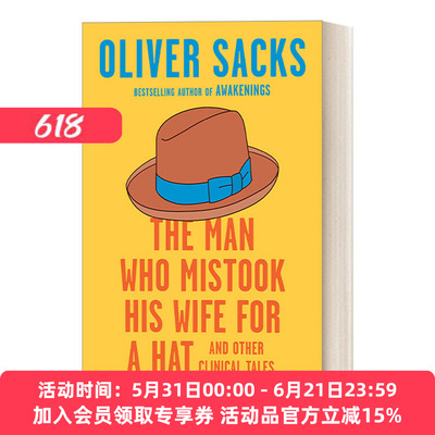 英文原版 The Man Who Mistook His Wife for a Hat 错把妻子当帽子 以及其他临床故事 神经科学传记 Oliver Sacks 进口英语原版书