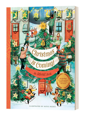 圣诞节来了 精装 英文原版 Christmas Is Coming An Advent Book 儿童绘本 英文版 进口英语原版书籍