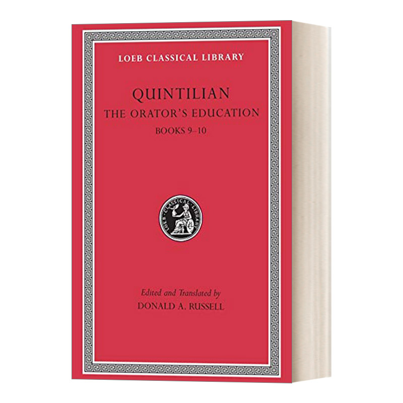 英文原版 The Orator's Education Volume IV 雄辩术原理 雄辩家的教育 第四卷 9-10册 拉英对照版 洛布古典丛书 英文版进口英语书