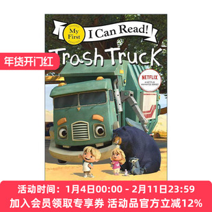 英文原版 Trash Truck Meet Hank 垃圾车 遇见汉克 My First I Can Read 英文版 进口英语原版书籍
