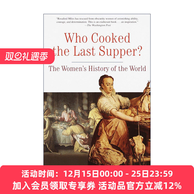 英文原版 Who Cooked the Last Supper 女人的历史 Rosalind Miles 英文版 进口英语原版书籍