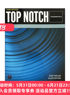 英文原版 Top Notch (3E) Fundamentals Student Book 英文版 进口英语原版书籍