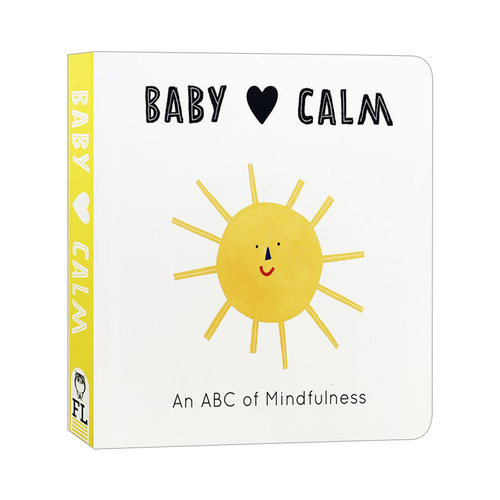 英文原版 Baby Loves Calm An ABC of Mindfulness 宝宝爱平静 从ABC认识正念 儿童英语字母早教趣味学习纸板书 英文版 进口英语书