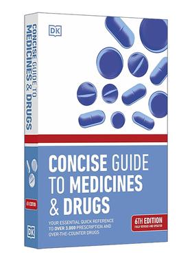英文原版 Concise Guide to Medicines and Drugs DK医药简明指南 家庭备药指南 英文版 进口英语原版书籍