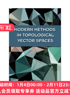 英文原版 Modern Methods in Topological Vector Spaces 拓扑向量空间的现代方法 数学教授Albert Wilansky威兰斯基 进口英语书籍