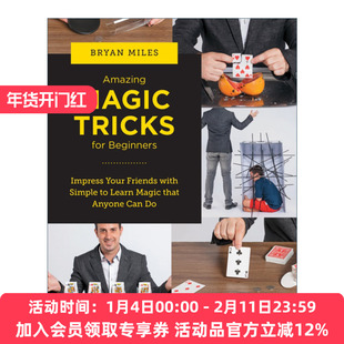 神奇魔术初学者教程指南 英文原版 Amazing Magic Tricks for Beginners 英文版 进口英语原版书籍
