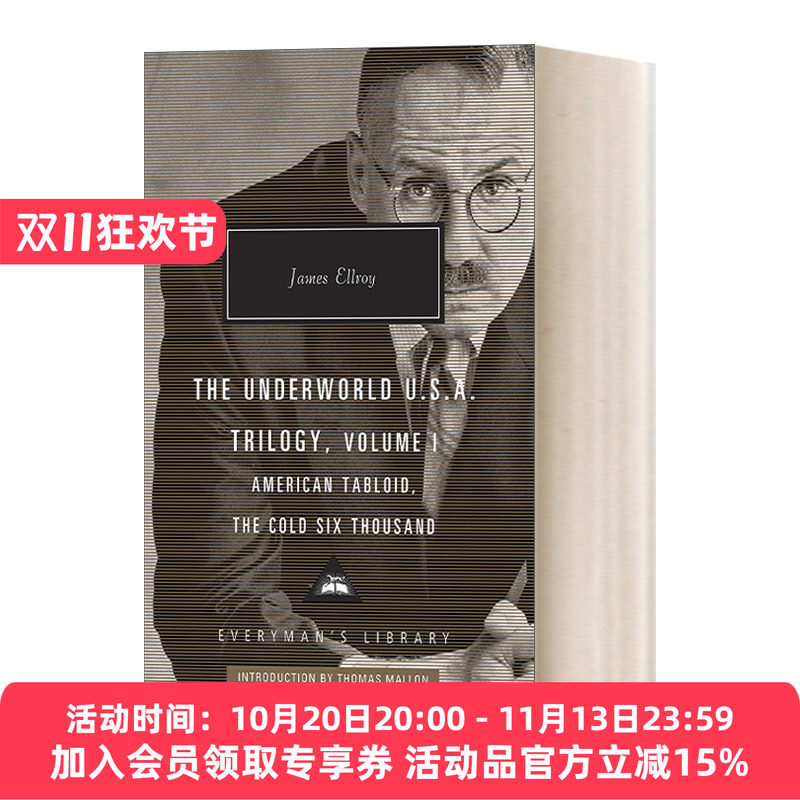 英文原版 American Tabloid and The Cold Six Thousand 美国黑社会三部曲 美国小报 冷战六千元 Everyman精装收藏版 英文版进口书