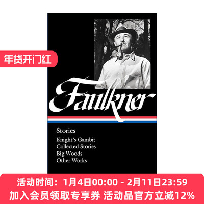 威廉·福克纳小说集 英文原版 William Faulkner Stories LOA #375 精装美国文库 英文版 进口英语原版书籍