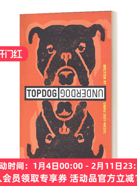 英文原版 Topdog/Underdog 处于劣势/弱势的人 2022普利策戏剧奖 英文版 进口英语原版书籍