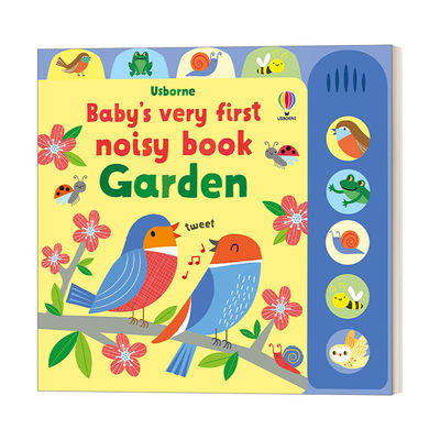 英文原版 Baby's Very First Noisy Book Garden 宝宝的首本发声书 花园 英文版 进口英语原版书籍