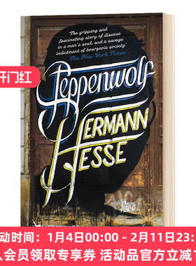 华研原版 荒原狼 英文原版 Steppenwolf Penguin Essentials 赫尔曼黑塞作品企鹅经典现代文学小说 英文版 进口英语书籍