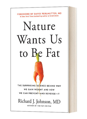 英文原版 Nature Wants Us To Be Fat 大自然希望我们变胖 精装 英文版 进口英语原版书籍