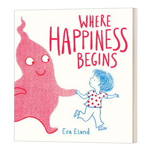 英文版 书籍 Happiness 2021年凯特格林纳威奖 精装 快乐你在哪里 Where Begins 进口英语原版 英文原版 情绪管理绘本 绘本