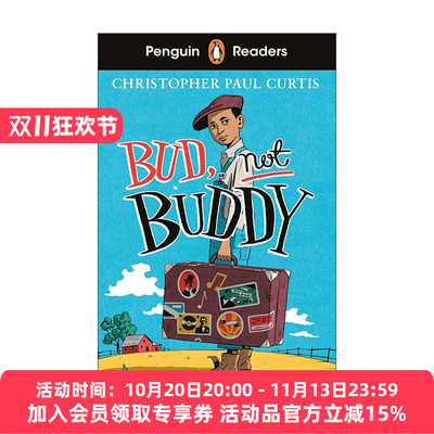 英文原版 Penguin Readers Level 4 Bud Not Buddy ELT Graded Reader 企鹅分级阅读4级 我叫巴德 不叫巴弟 进口英语原版书籍