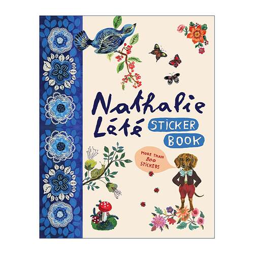 英文原版 Nathalie Lété Sticker Book 娜塔莉·莱特贴纸书 超500张精美贴纸 精装 英文版 进口英语原版书籍