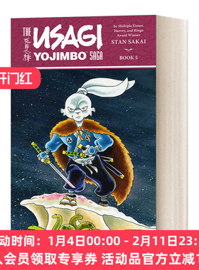 英文原版 Usagi Yojimbo Saga Volume 5 Second Edition 兔子武士第5卷 第二版 Stan Sakai 英文版 进口英语原版书籍