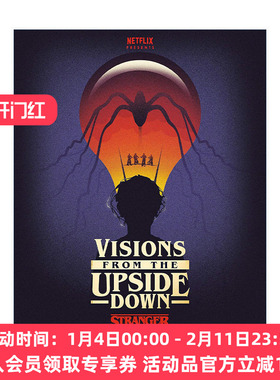 英文原版 Visions from the Upside Down 怪奇物语 颠倒的世界 艺术家视角解析 Netflix 精装电影画集 英文版 进口英语原版书籍