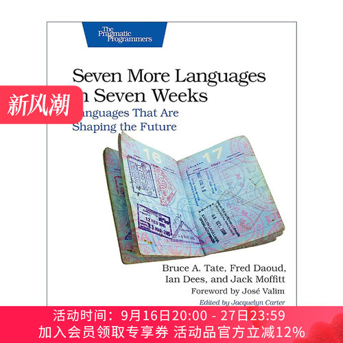 英文原版 Seven More Languages in Seven Weeks 七周七语言 卷二 Bruce A. Tate泰特 英文版 进口英语原版书籍