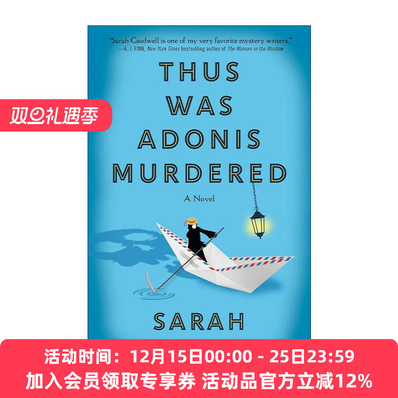 英文原版 Thus Was Adonis Murdered  就这样 阿多尼斯 推理小说 Sarah Caudwell 英文版 进口英语原版书籍