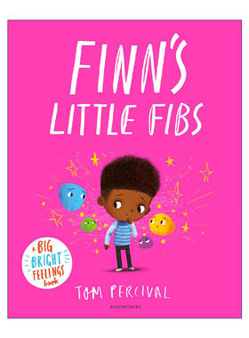 英文原版绘本 Finn's Little Fibs 芬恩的谎言 Tom Percival绘本 儿童情绪培养 英文版 进口英语原版书籍