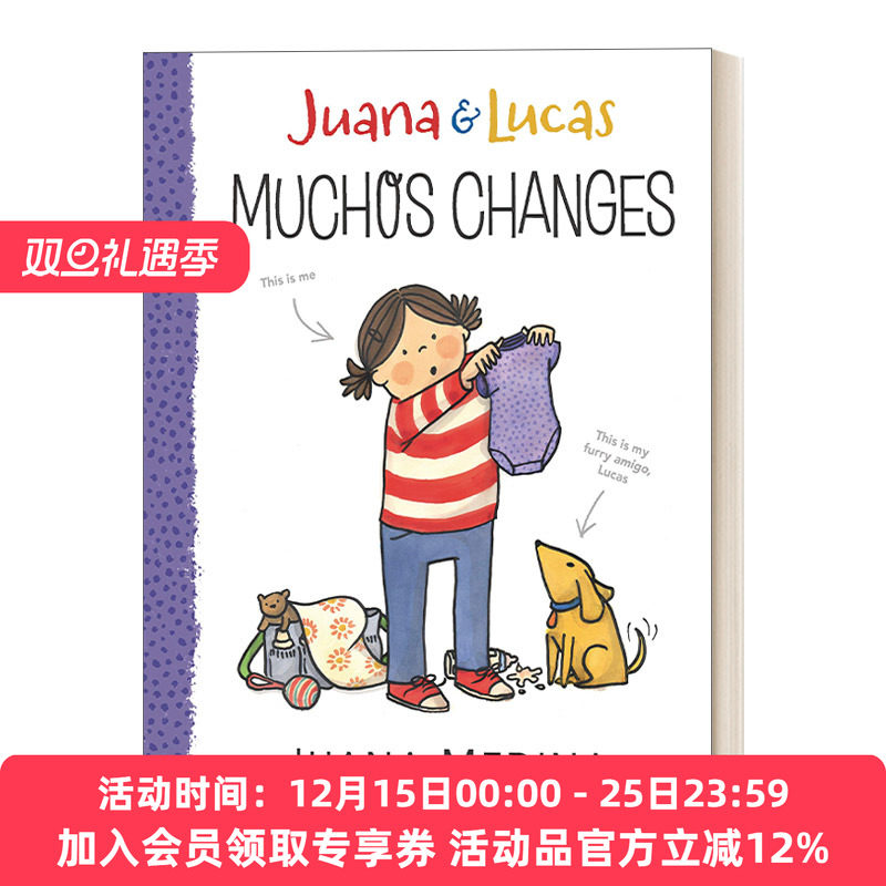 英文原版Juana and Lucas 3 Muchos Changes胡安娜和卢卡斯系列3 6-9岁儿童章节桥梁故事书 美国小学暑期阅读书单精装Juana Medina